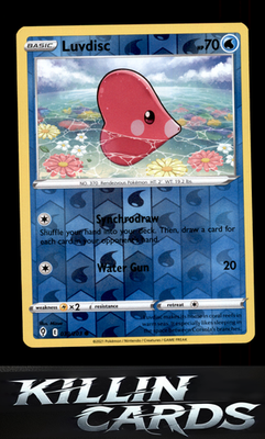 Reverse Holofoil Luvdisc 039/203 Pokemon Common SWSH07: Evolving Skies Card NM