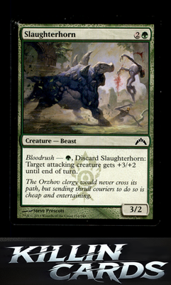 Slaughterhorn 134 Magic C Gatecrash Card NM