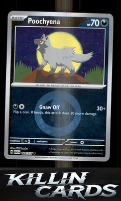 Poochyena 128/217 Pokemon Common ME: Ascended Heroes Card NM