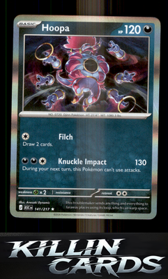 Hoopa 141/217 Pokemon Rare ME: Ascended Heroes Card NM