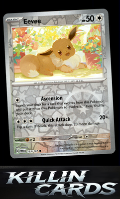 Reverse Holofoil Eevee - 135/167 135/167 Pokemon Common SV06: Twilight Masquerad
