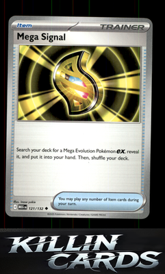 Mega Signal - 121/132 121/132 Pokemon Uncommon ME01: Mega Evolution Card NM