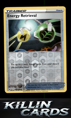 Reverse Holofoil Energy Retrieval 160/202 Pokemon Uncommon SWSH01: Sword & Shiel