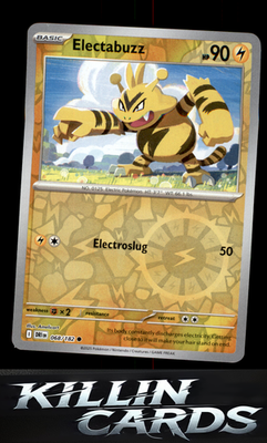 Reverse Holofoil Electabuzz 068/182 Pokemon Common SV10: Destined Rivals Card NM