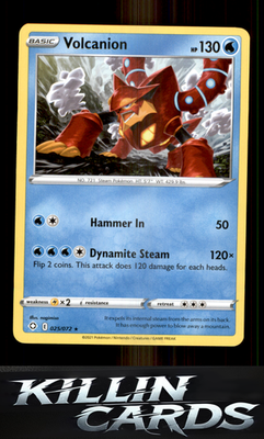 Volcanion 025/072 Pokemon Rare Shining Fates Card NM