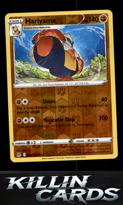 Reverse Holofoil Hariyama 098/196 Pokemon Uncommon SWSH11: Lost Origin Card NM