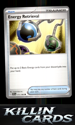 Energy Retrieval 171/198 Pokemon Common SV01: Scarlet & Violet Base Set Card NM