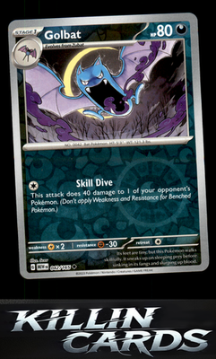 Reverse Holofoil Golbat 042/165 Pokemon Uncommon SV: Scarlet & Violet 151 Card N