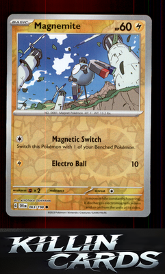 Reverse Holofoil Magnemite 063/198 Pokemon Common SV01: Scarlet & Violet Base Se
