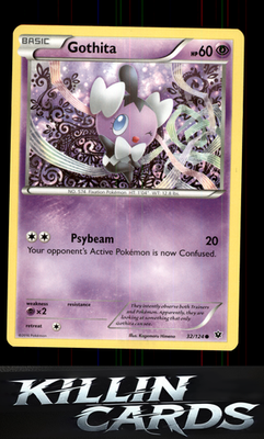 Gothita 32/124 Pokemon Common XY - Fates Collide Card NM