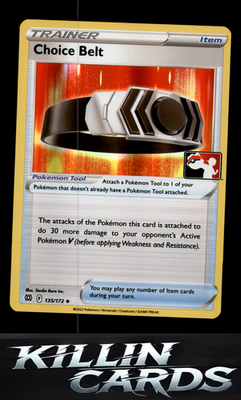 Choice Belt 135/172 Pokemon Uncommon Prize Pack Series Cards Card NM