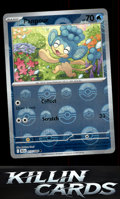 Panpour (Poke Ball Pattern) 017/086 Pokemon Common SV: Black Bolt Card NM