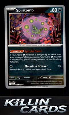 Reverse Holofoil Spiritomb - 087/132 087/132 Pokemon Uncommon ME01: Mega Evoluti