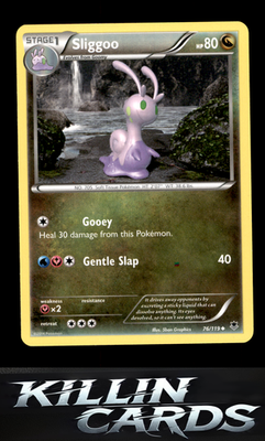 Sliggoo 76/119 Pokemon Uncommon XY - Phantom Forces Card LP