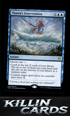 Thassa's Intervention 72 Magic R Theros Beyond Death Card NM