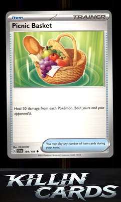 Picnic Basket 184/198 Pokemon Uncommon SV01: Scarlet & Violet Base Set Card NM