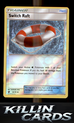 Switch Raft 62/70 Pokemon Uncommon Dragon Majesty Card NM
