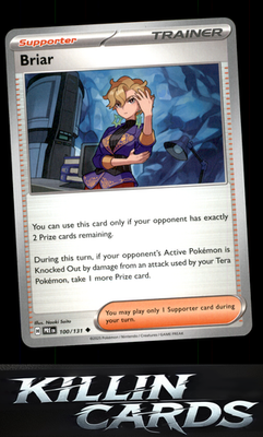 Briar (Poke Ball Pattern) 100/131 Pokemon Uncommon SV: Prismatic Evolutions Card