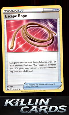 Escape Rope 125/163 Pokemon Uncommon SWSH05: Battle Styles Card NM