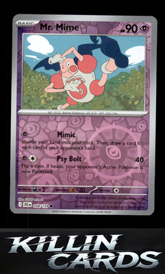 Mr. Mime 058/159 Pokemon Common SV09: Journey Together Card NM