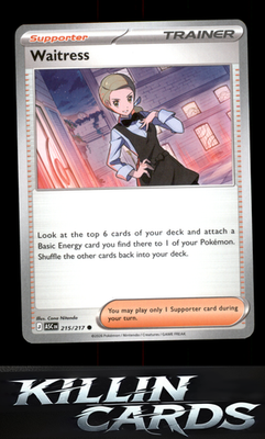 Waitress 215/217 Pokemon Common ME: Ascended Heroes Card NM