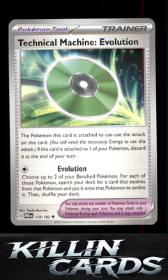 Technical Machine: Evolution 178/182 Pokemon Uncommon SV04: Paradox Rift Card NM