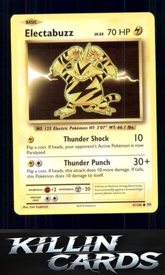 Electabuzz 41/108 Pokemon Common XY - Evolutions Card NM