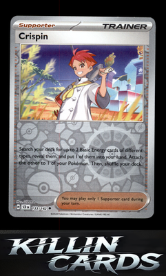 Reverse Holofoil Crispin - 133/142 133/142 Pokemon Uncommon SV07: Stellar Crown