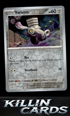 Reverse Holofoil Varoom - 064/091 064/091 Pokemon Common SV: Paldean Fates Card