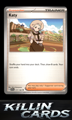 Katy - 177/198 177/198 Pokemon Uncommon SV01: Scarlet & Violet Base Set Card NM