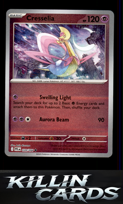 Reverse Holofoil Cresselia 039/094 Pokemon Uncommon ME02: Phantasmal Flames Card