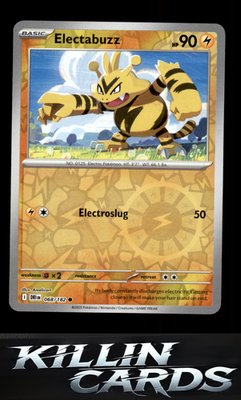 Reverse Holofoil Electabuzz 068/182 Pokemon Common SV10: Destined Rivals Card NM