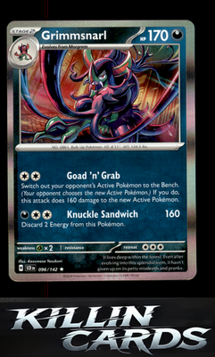 Grimmsnarl 096/142 Pokemon Rare SV07: Stellar Crown Card NM