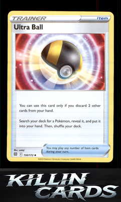 Ultra Ball 150/172 Pokemon Uncommon SWSH09: Brilliant Stars Card NM