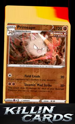 Reverse Holofoil Primeape 057/165 Pokemon Uncommon SV: Scarlet & Violet 151 Card
