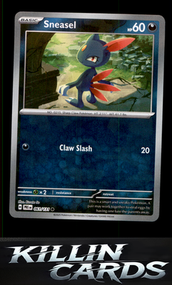Sneasel (Poke Ball Pattern) 061/131 Pokemon Common SV: Prismatic Evolutions Card