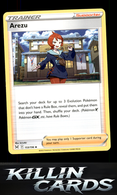 Arezu 153/196 Pokemon Uncommon SWSH11: Lost Origin Card NM