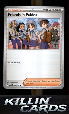 Friends in Paldea - 109/131 109/131 Pokemon Common SV: Prismatic Evolutions Card