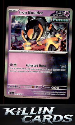 Iron Boulder 071/142 Pokemon Rare SV07: Stellar Crown Card NM