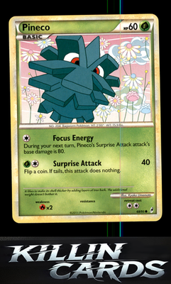 Pineco 68/95 Pokemon Common Call of Legends Card LP