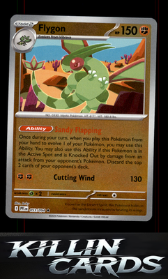 Reverse Holofoil Flygon - 053/094 053/094 Pokemon Rare ME02: Phantasmal Flames C