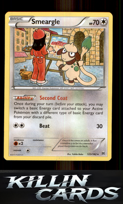 Smeargle 123/162 Pokemon Rare XY - BREAKthrough Card NM
