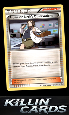 Professor Birch's Observations 134/160 Pokemon Uncommon XY - Primal Clash Card N