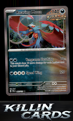 Roaring Moon 065/131 Pokemon Rare SV: Prismatic Evolutions Card NM