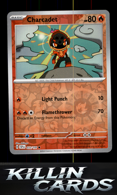 Reverse Holofoil Charcadet - 033/191 033/191 Pokemon Common SV08: Surging Sparks
