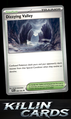 Dizzying Valley 088/094 Pokemon Uncommon ME02: Phantasmal Flames Card NM