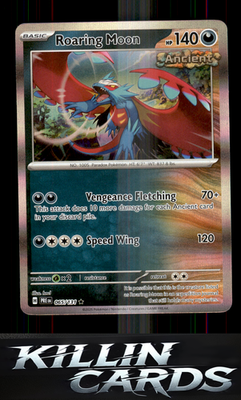 Roaring Moon 065/131 Pokemon Rare SV: Prismatic Evolutions Card NM