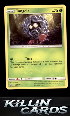 Tangela 5/236 Pokemon Common SM - Cosmic Eclipse Card LP