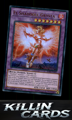 1st Edition El Shaddoll Grysta SDSH-EN041 YuGiOh Ultra Rare Structure Deck: Shad