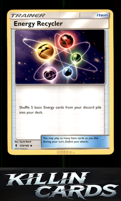 Energy Recycler 123/145 Pokemon Uncommon SM - Guardians Rising Card LP